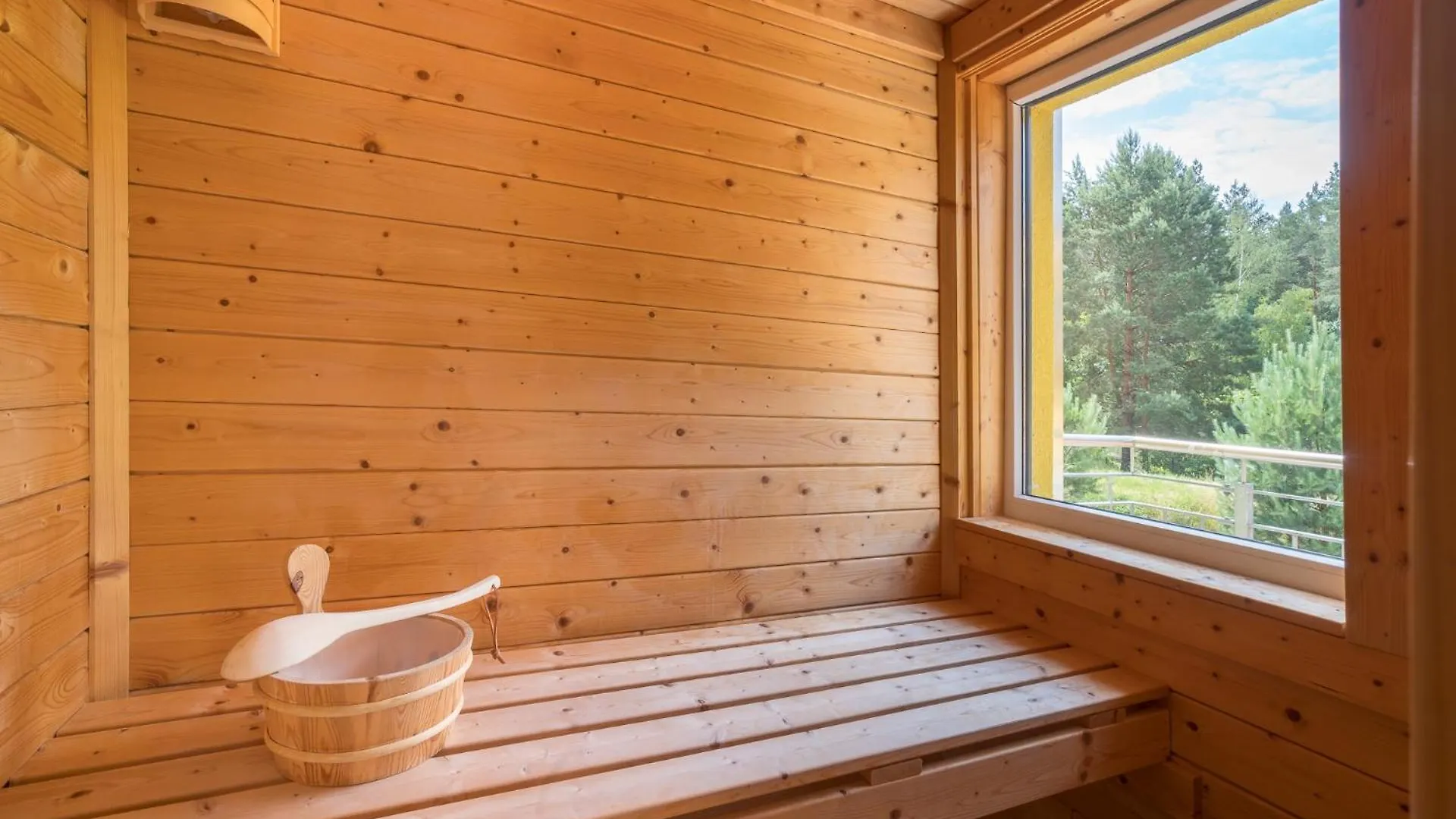 Prázdninový dům Ferienpark Ruebezahl Am Mueggelsee, Haus 18 Schlehe Mit Eigener Sauna, Idealer Ort Fuer Natur- Und Erholungssuchende, Fuer Radfahrer Und Familien Mit Kindern Berlín